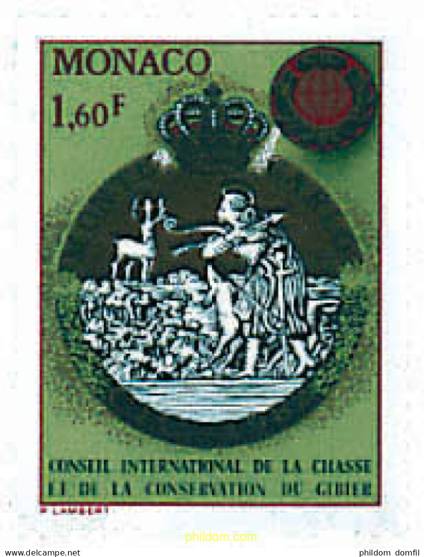 51023 MNH MONACO 1982 29 ASAMBLEA GENERAL DEL CONSEJO INTERNACIONAL DE LA CAZA EN MONTECARLO - Unused Stamps