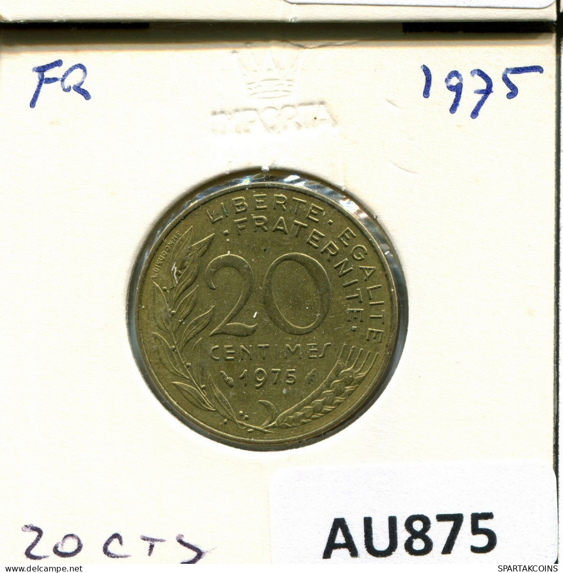 20 CENTIMES 1975 FRANCE Pièce #AU875.F.A - 20 Centimes