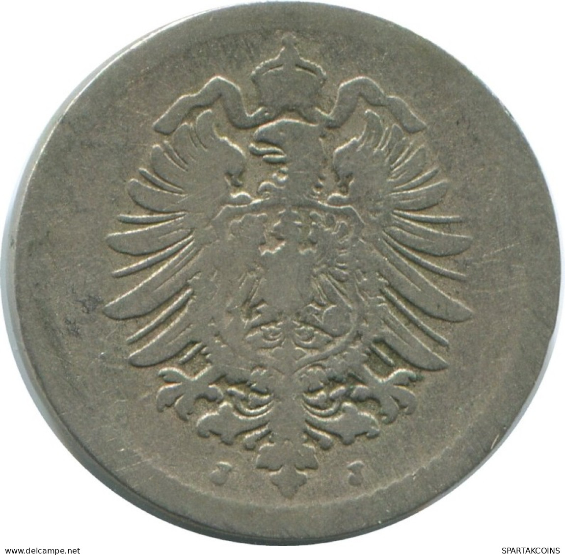 5 PFENNIG 1875 J ALEMANIA Moneda GERMANY #AE691.E.A - 5 Pfennig