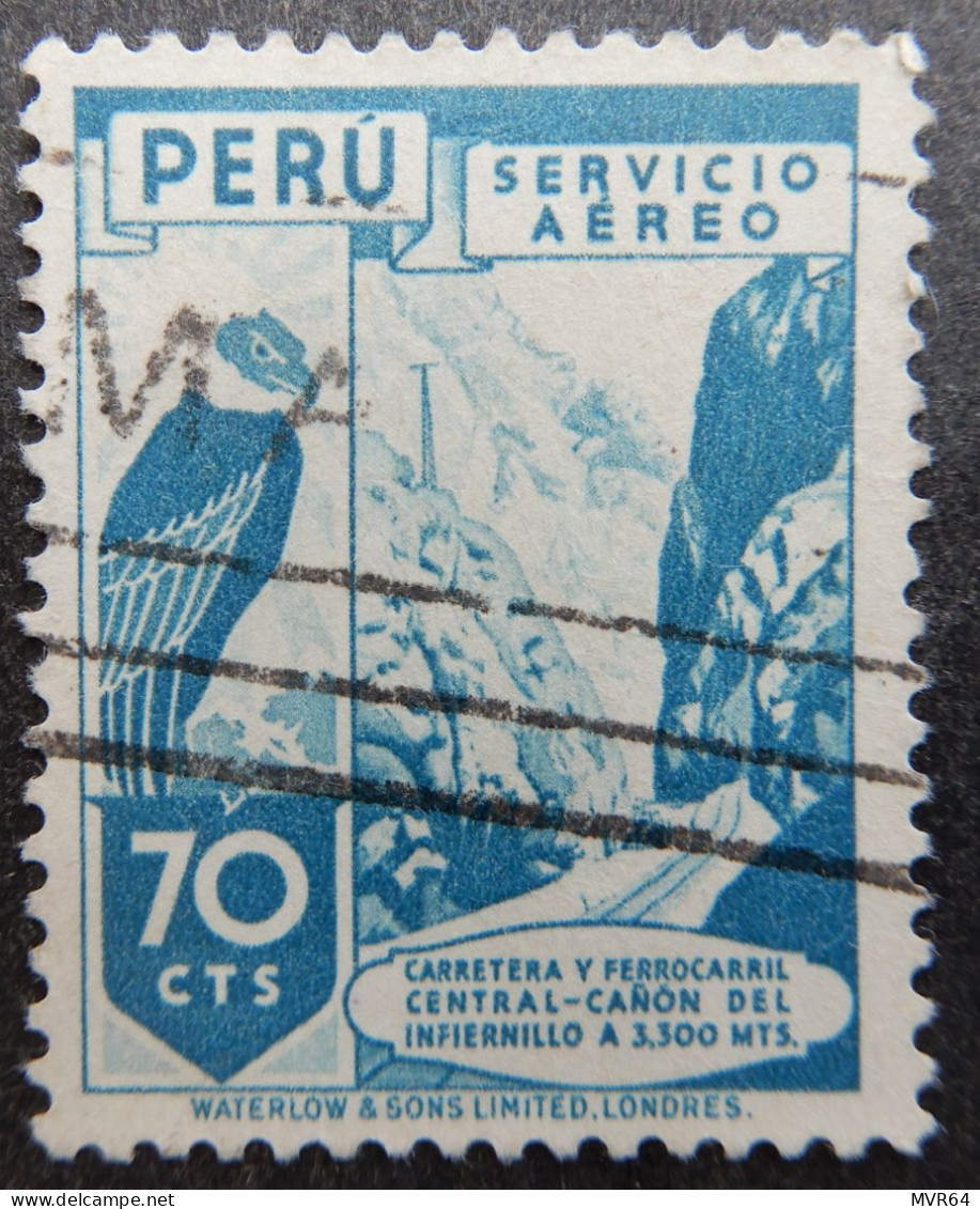 Peru 1938 Airmail Local Motives - Peru