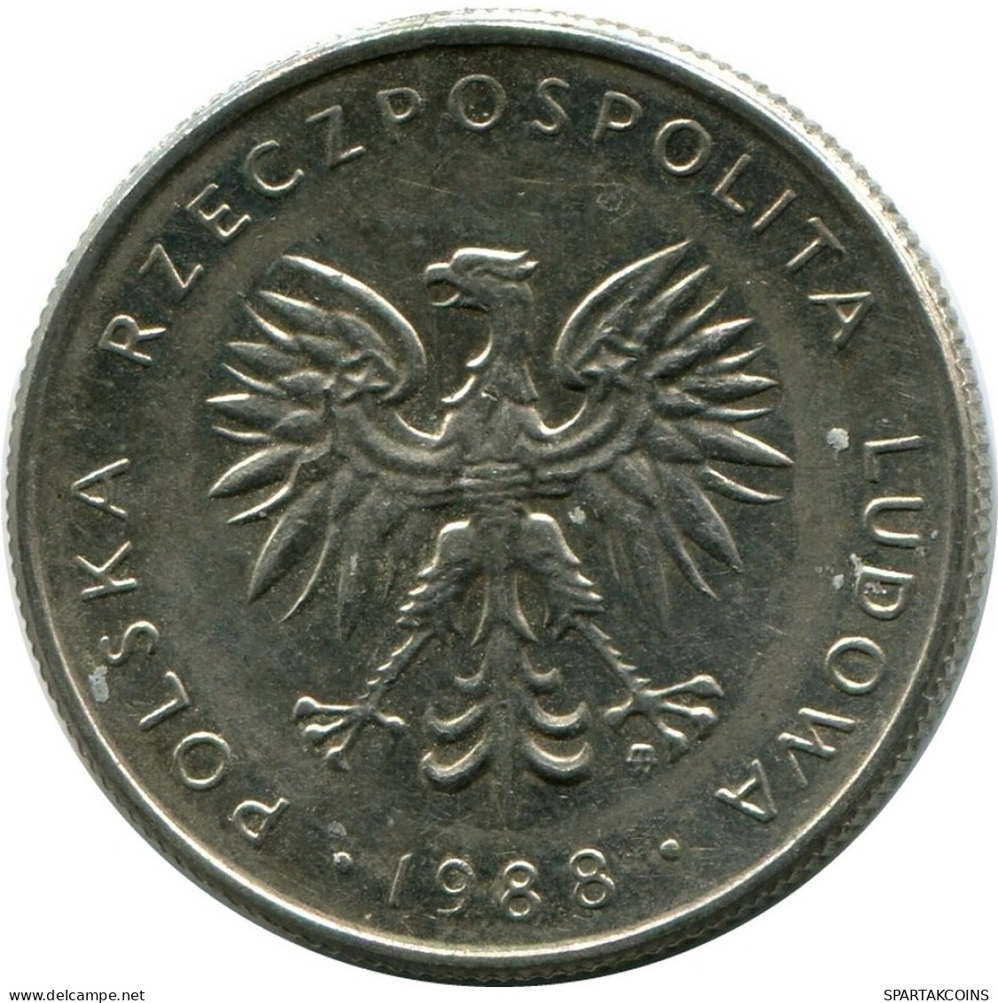 10 ZLOTYCH 1988 POLAND Coin #M10236.U.A - Polonia