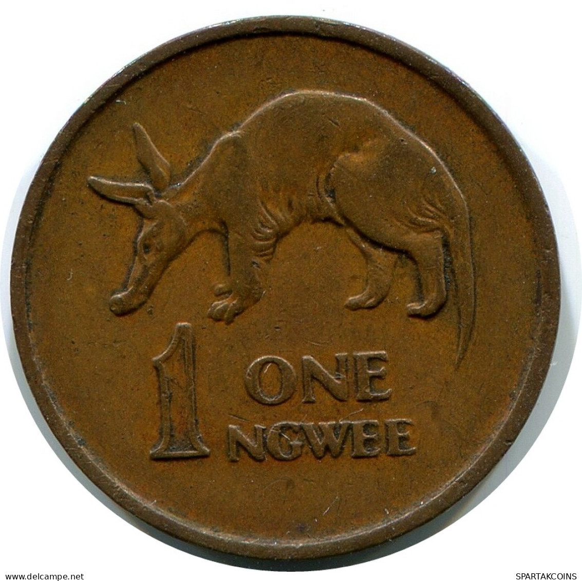 1 NGWEE 1972 ZAMBIE ZAMBIA Pièce #AP964.F.A - Zambia