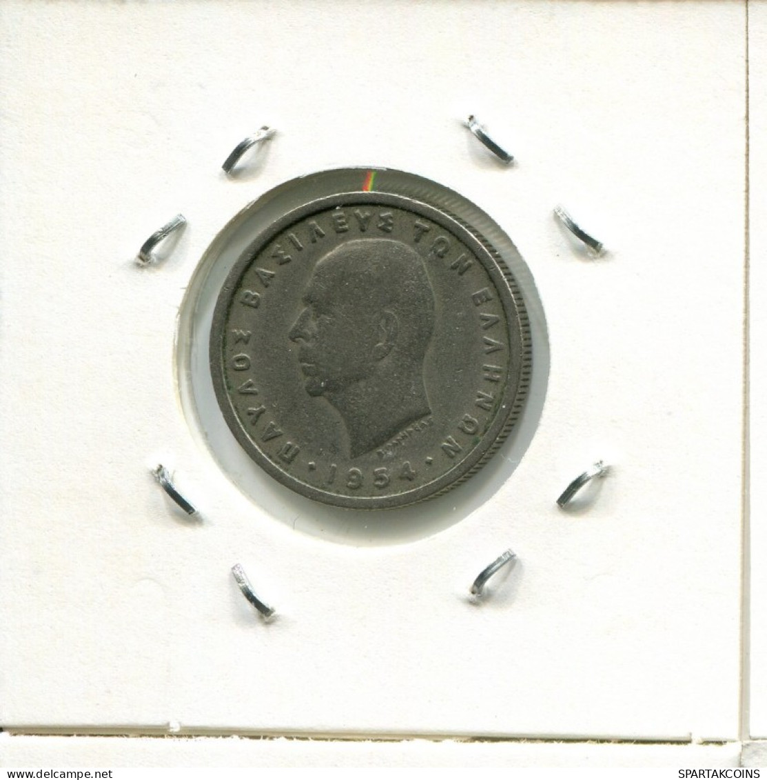 1 DRACHMA 1954 GREECE Coin #AK349.U.A - Greece