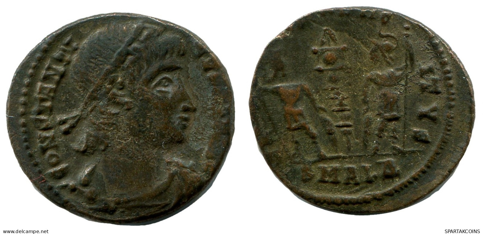 CONSTANTIUS II ALEKSANDRIA FROM THE ROYAL ONTARIO MUSEUM #ANC10464.14.D.A - El Impero Christiano (307 / 363)