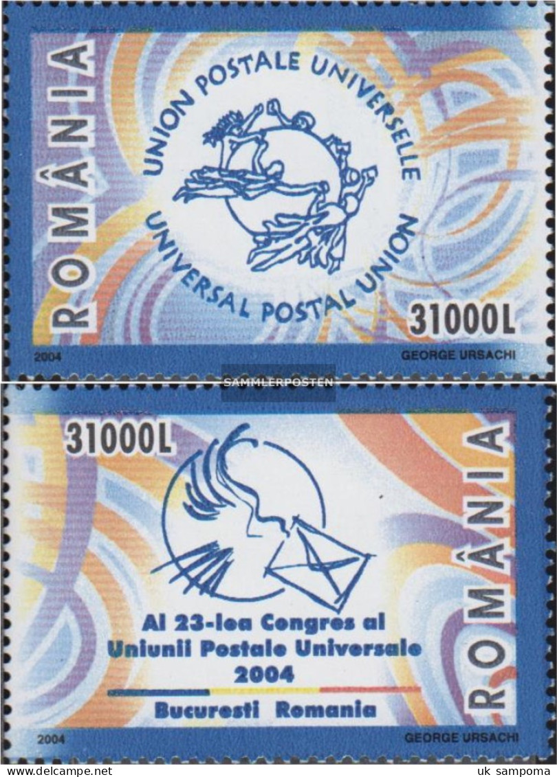 Romania 5796-5797 (complete Issue) Unmounted Mint / Never Hinged 2004 Universal Postal Congress - Unused Stamps