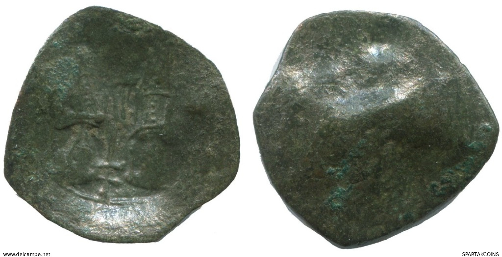 TRACHY BYZANTINISCHE Münze  EMPIRE Antike Authentisch Münze 1.1g/19mm #AG722.4.D.A - Byzantine