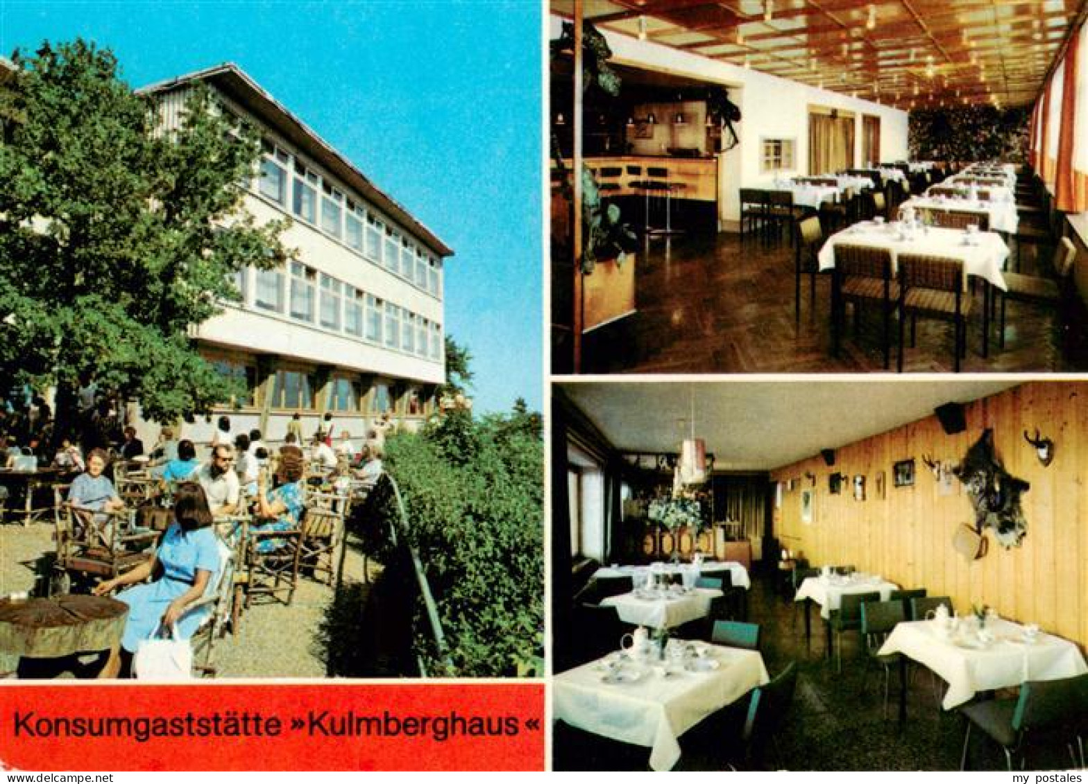 73945965 Saalfeld_Saale Konsumgaststaette Kulmberghaus Restaurant Terrasse - Saalfeld