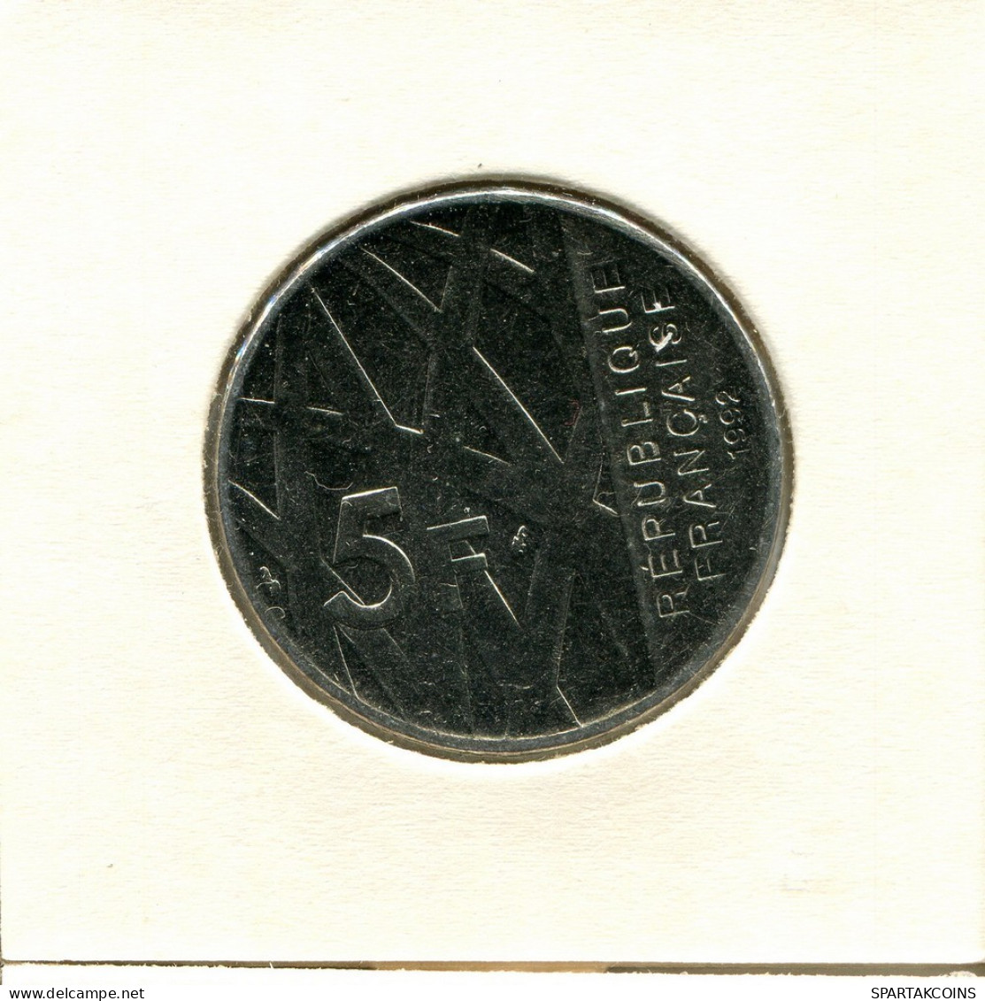 5 FRANCS 1992 FRANCIA FRANCE Moneda #BB610.E.A - 5 Francs