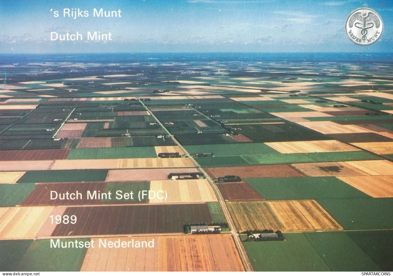 NIEDERLANDE NETHERLANDS 1989 MINT SET 6 Münze + MEDAL #SET1107.7.D.A - Nieuwe Sets & Testkits