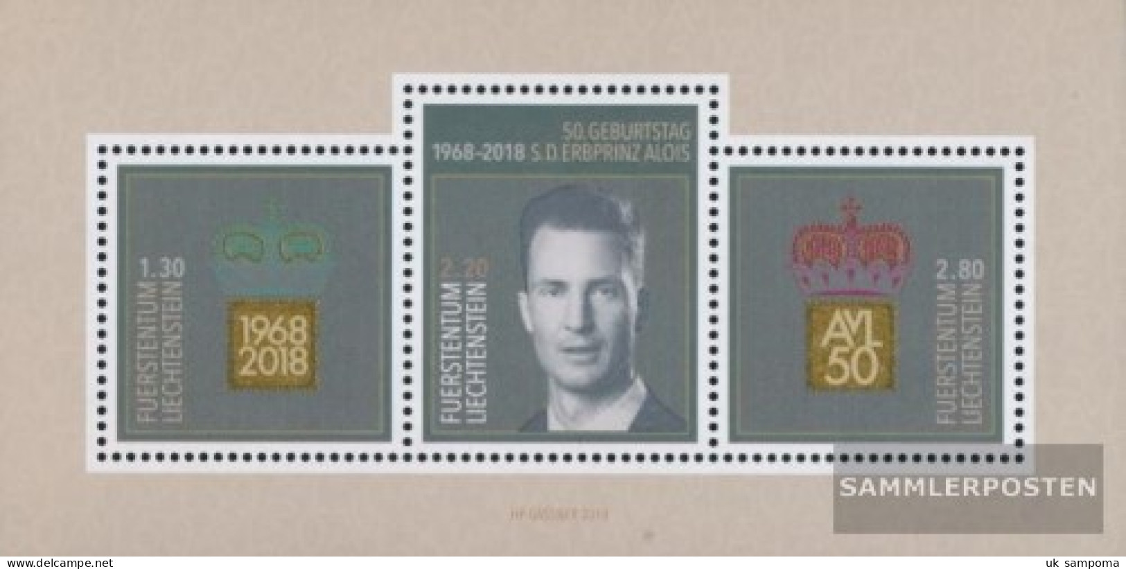 Liechtenstein Block31A (complete Issue) Unmounted Mint / Never Hinged 2018 Erbprinz Alois - Neufs
