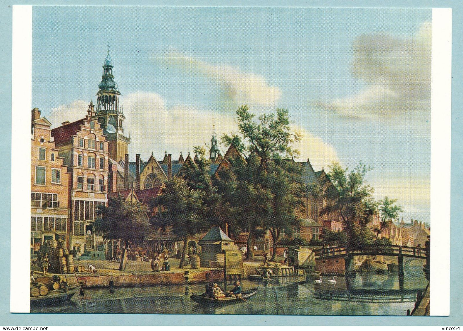 JAN VAN DER HEYDEN - View Of Amsterdam - Vue De L'Oudezijds Voorburgwal - Paintings