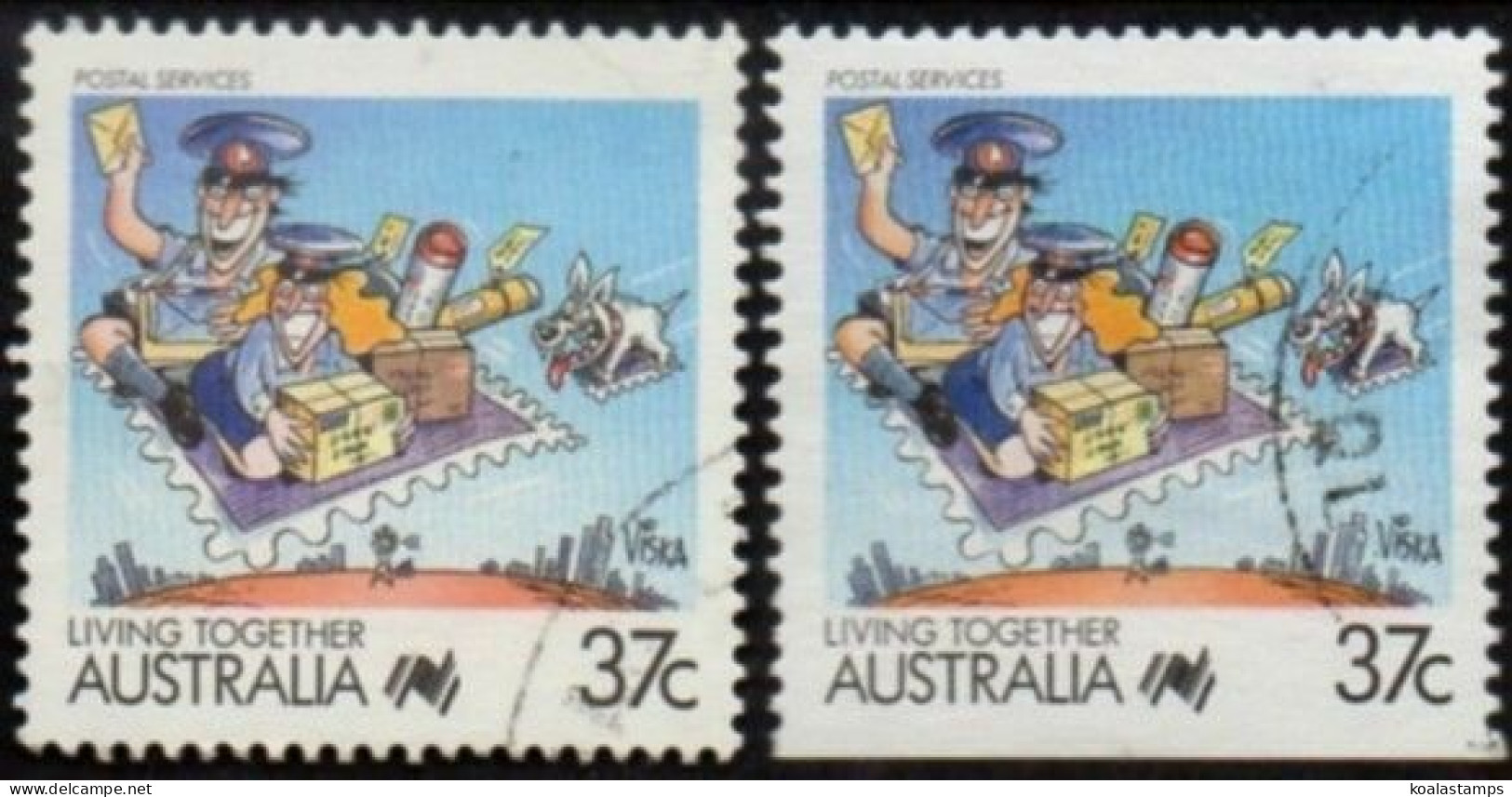 Australia 1988 SG1121 37c Postal Services Inc Booklet Set FU - Andere & Zonder Classificatie