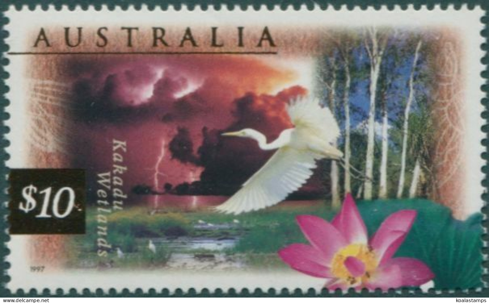 Australia 1997 SG1686 $10 Kakadu Wetlands MNH - Autres & Non Classés