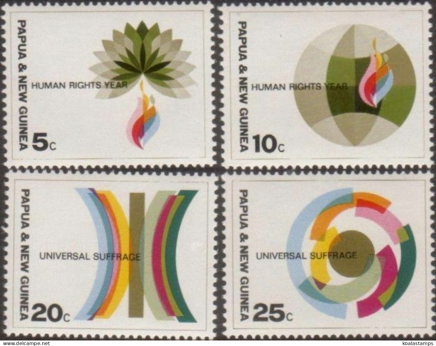 Papua New Guinea 1968 SG133-136 Free Elections Set MNH - Papua-Neuguinea