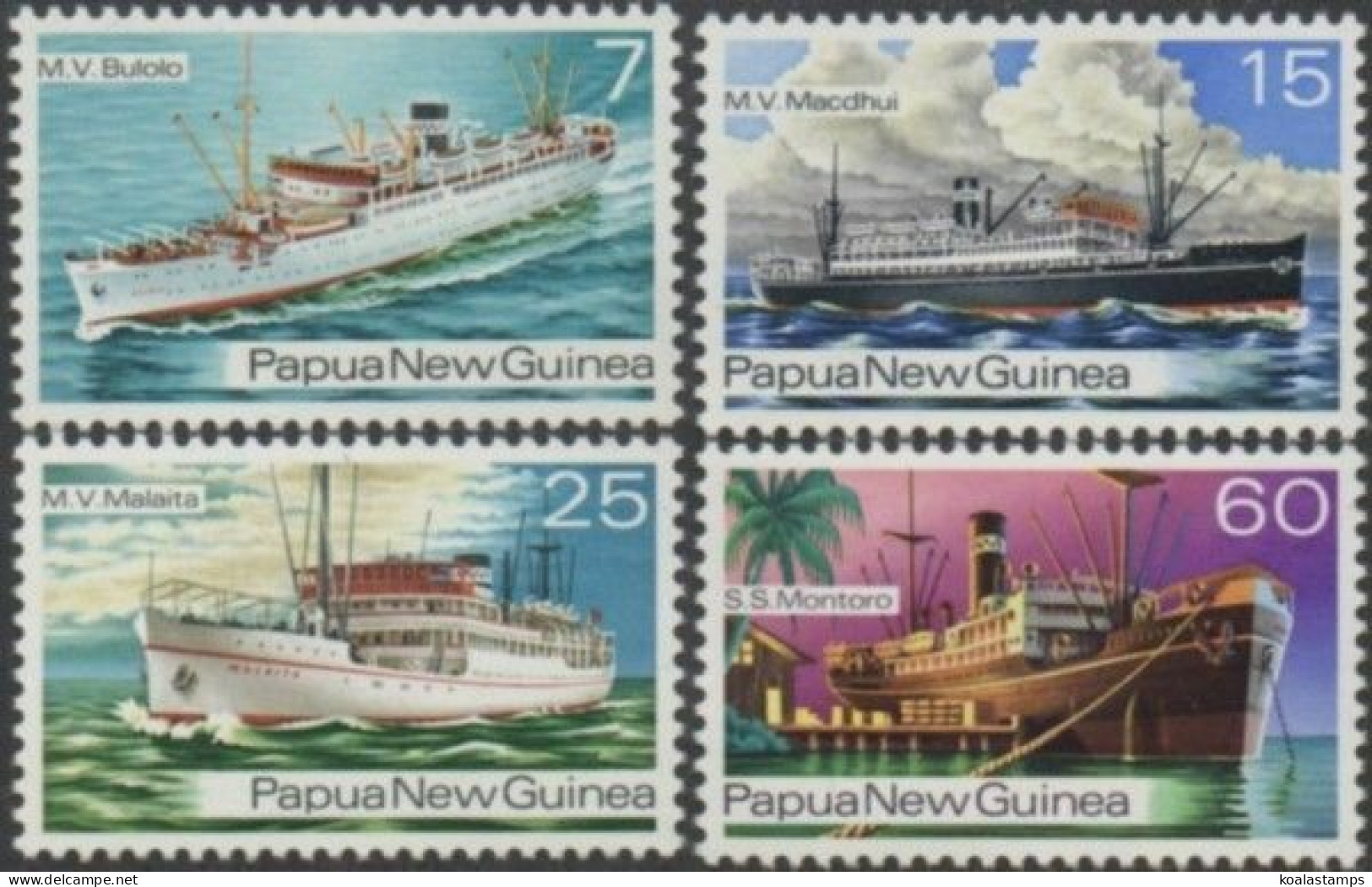 Papua New Guinea 1976 SG297-300 Ships Set MNH - Papua New Guinea