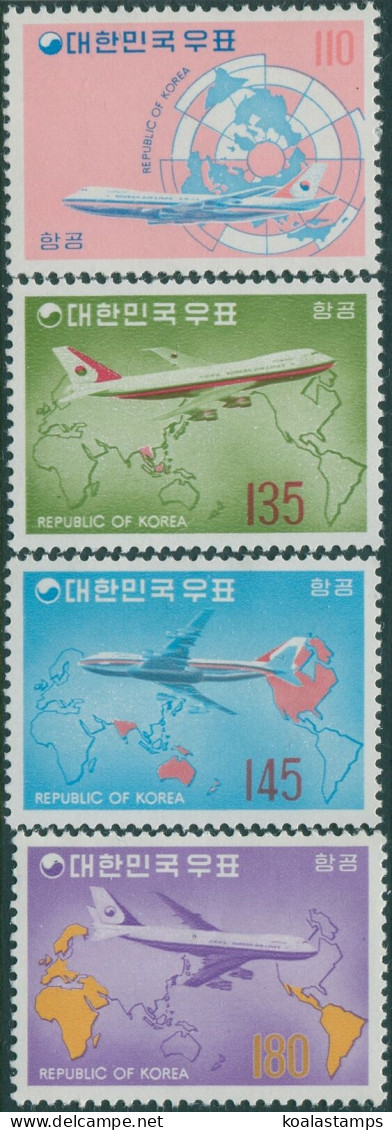 Korea South 1973 SG1085-1088 Airmail Set MLH - Corea Del Sud