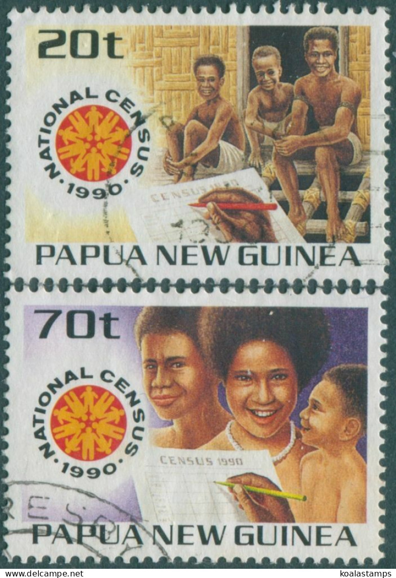Papua New Guinea 1990 SG615-616 National Census Set FU - Papua New Guinea