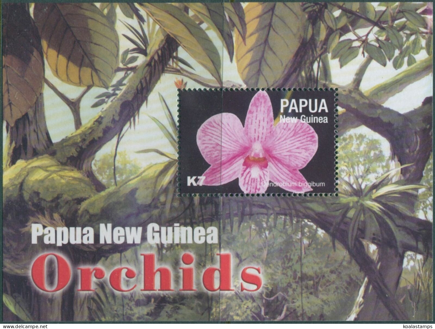 Papua New Guinea 2004 SG1024 Orchids MS MNH - Papouasie-Nouvelle-Guinée