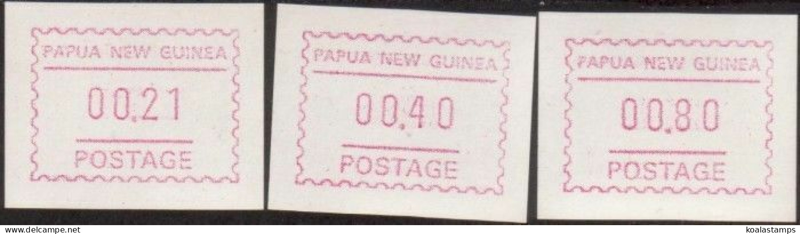 Papua New Guinea 1991 SG631f Framas Set MNH - Papoea-Nieuw-Guinea