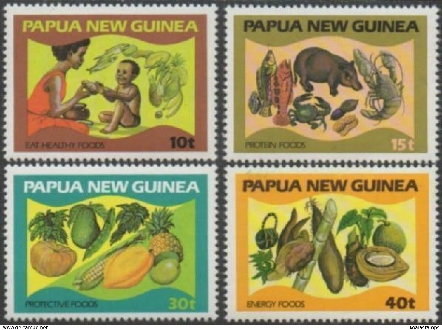 Papua New Guinea 1982 SG434-437 Food And Nutrition Set MNH - Papua New Guinea