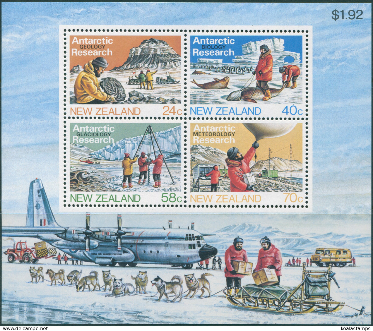 New Zealand 1984 SG1331 Antarctic MS MNH - Other & Unclassified