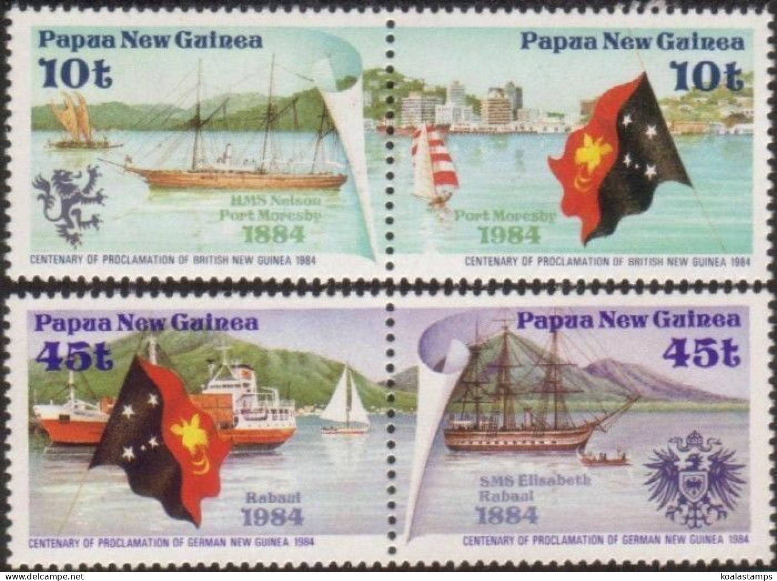 Papua New Guinea 1985 SG487-490 Proclamation Set MNH - Papoea-Nieuw-Guinea