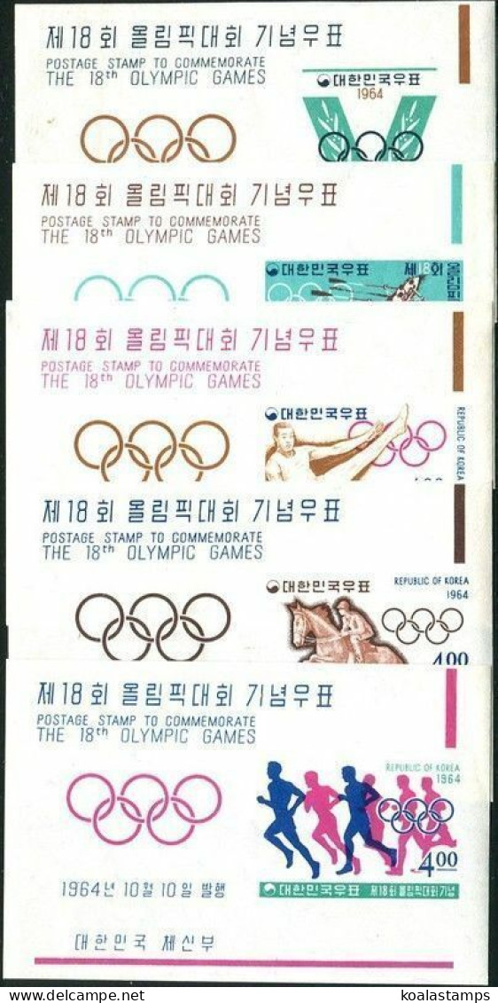 Korea South 1964 SG562 Olympic Games MS Set MNH - Korea, South