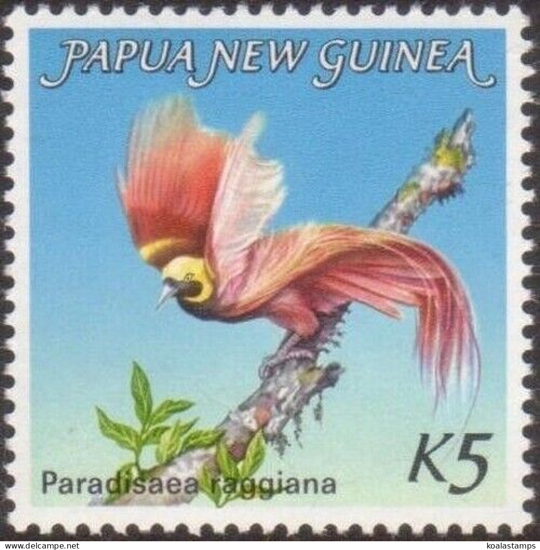 Papua New Guinea 1984 SG452 5k Raggiana Bird Of Paradise MNH - Papua New Guinea