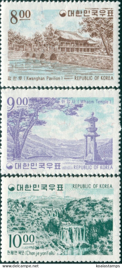 Korea South 1964 SG524-526 Scenes High Values MLH/MNH - Korea, South