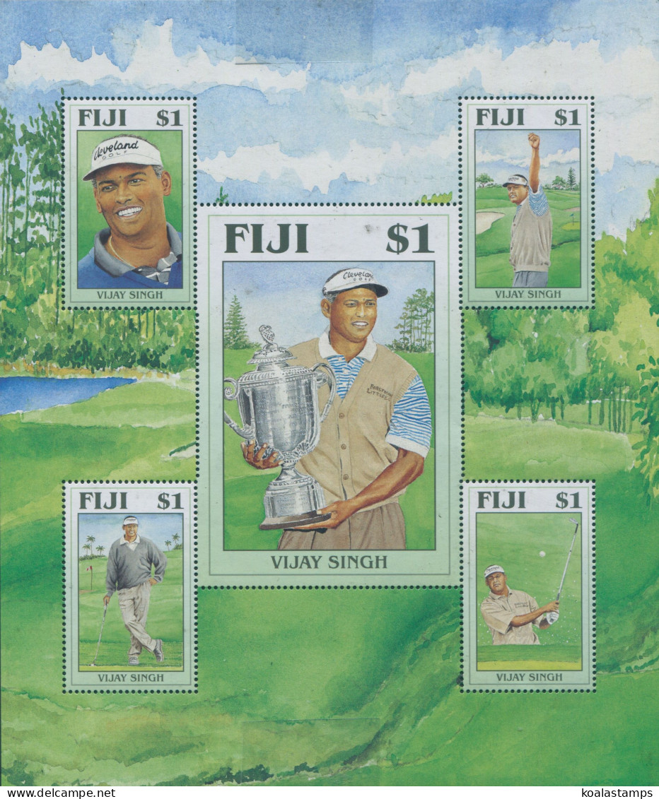 Fiji 2006 SG1320 Vijay Singh Golf MS MNH - Fidji (1970-...)