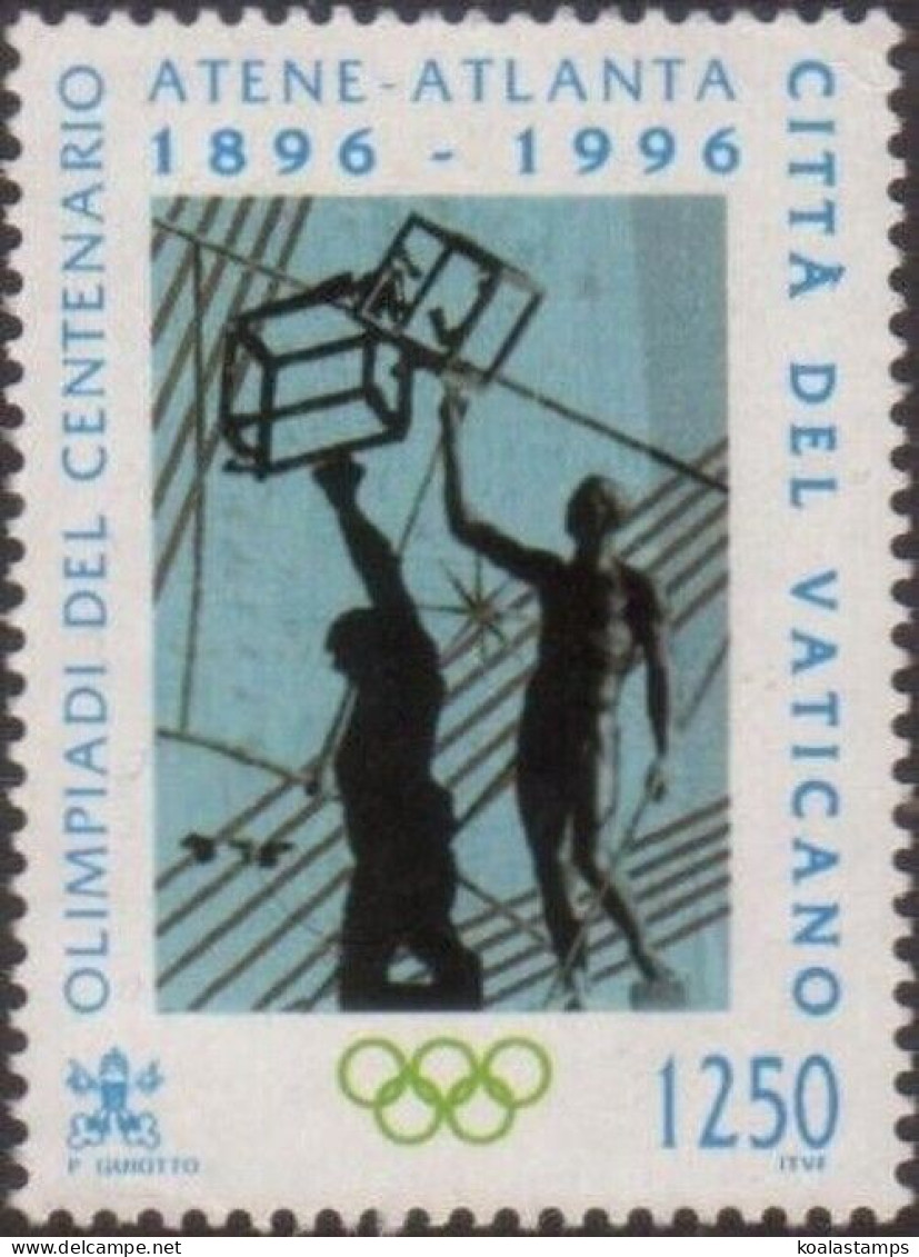 Vatican 1996 SG1127 1250 Lira Modern Olympic Games FU - Autres & Non Classés