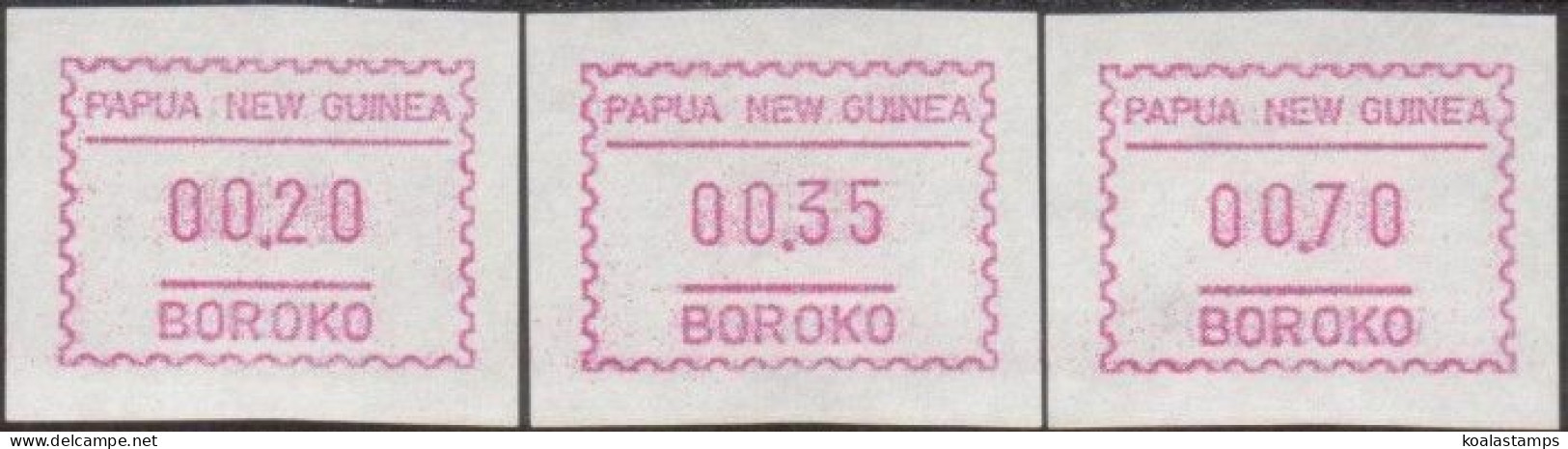 Papua New Guinea 1990 SG614f Framas Set MNH - Papoea-Nieuw-Guinea
