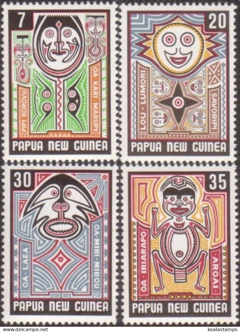 Papua New Guinea 1977 SG342-345 Folklore Set MNH - Papouasie-Nouvelle-Guinée