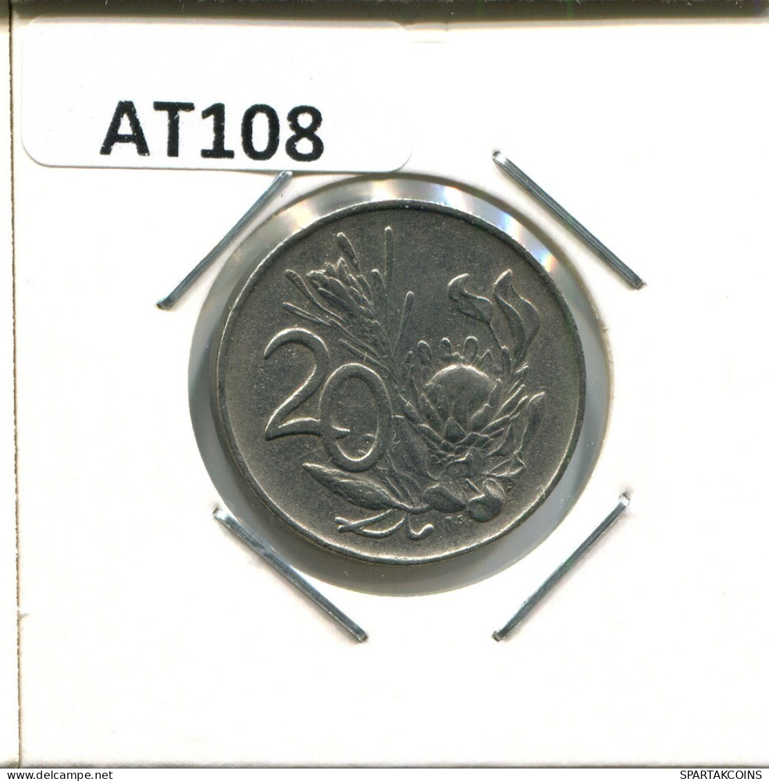 20 CENTS 1972 AFRIQUE DU SUD SOUTH AFRICA Pièce #AT108.F.A - South Africa