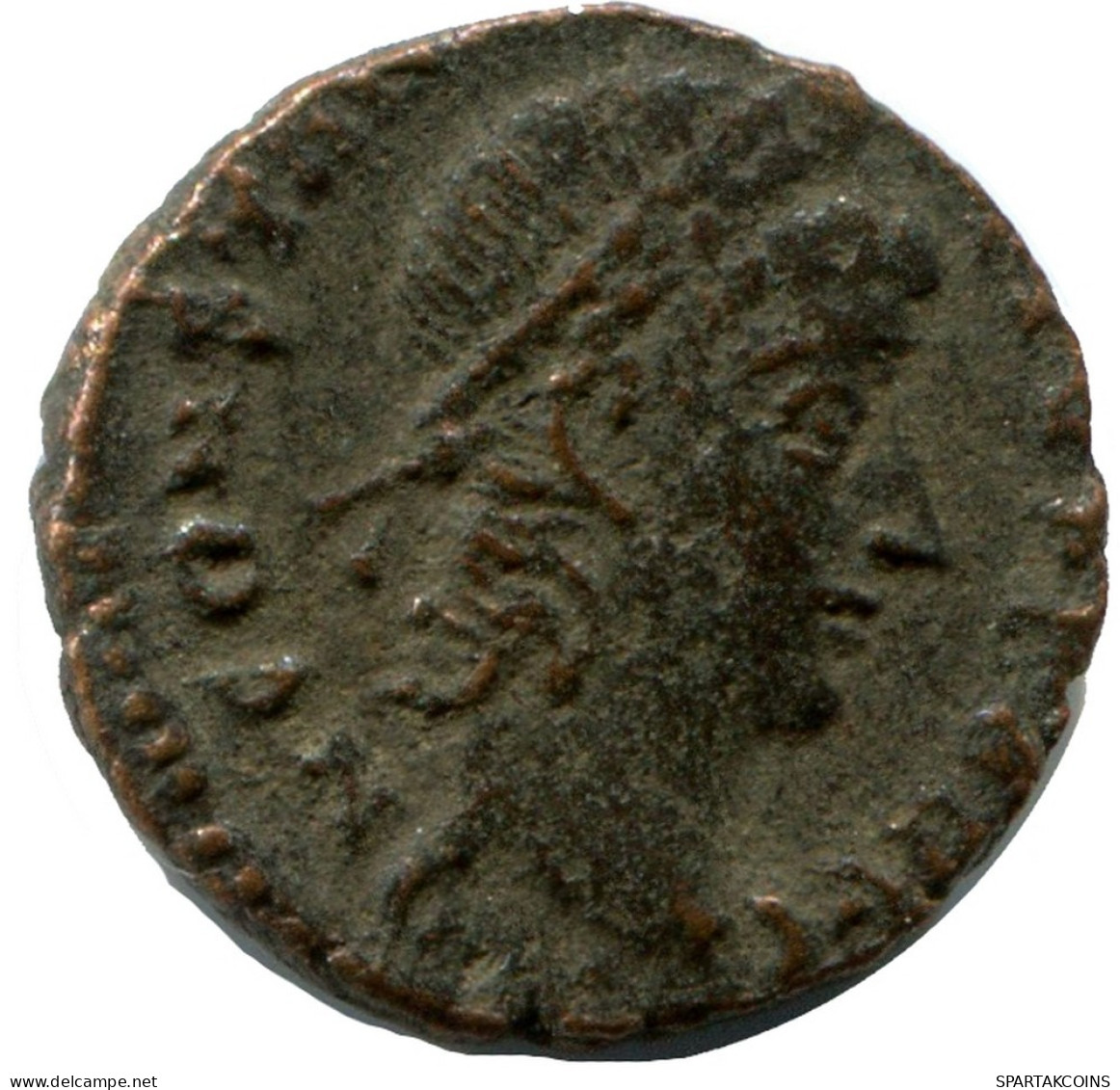CONSTANTIUS II ALEKSANDRIA FROM THE ROYAL ONTARIO MUSEUM #ANC10497.14.U.A - L'Empire Chrétien (307 à 363)