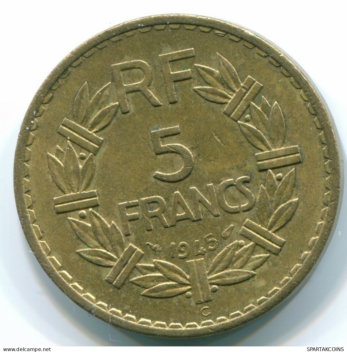 5 FRANCS 1945 FRANCIA FRANCE COLONIAL FOR USE IN AFRICA XF #FR1020.32.E.A - 5 Francs