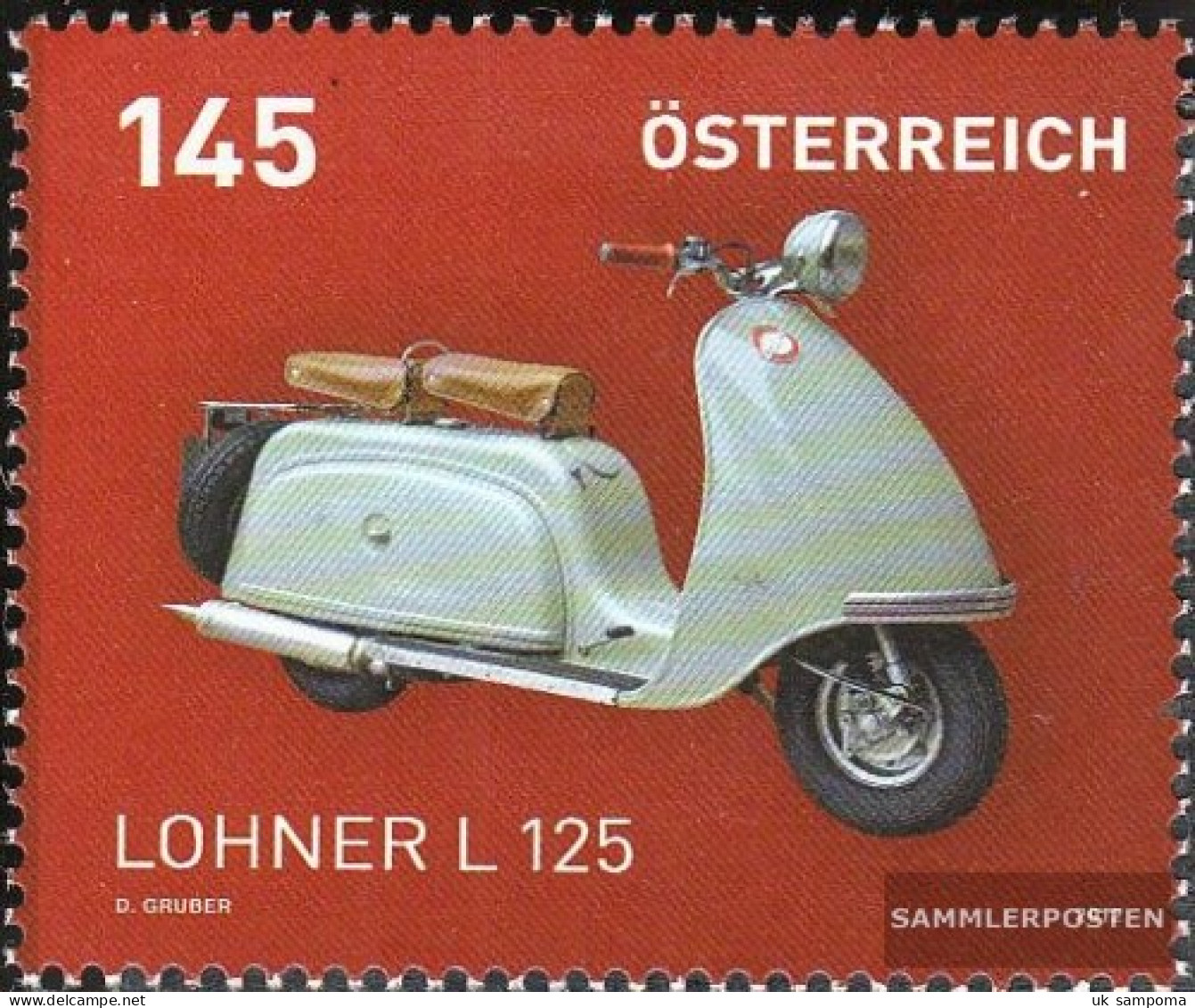 Austria 2972 (complete Issue) Unmounted Mint / Never Hinged 2012 Motorcycle - Neufs