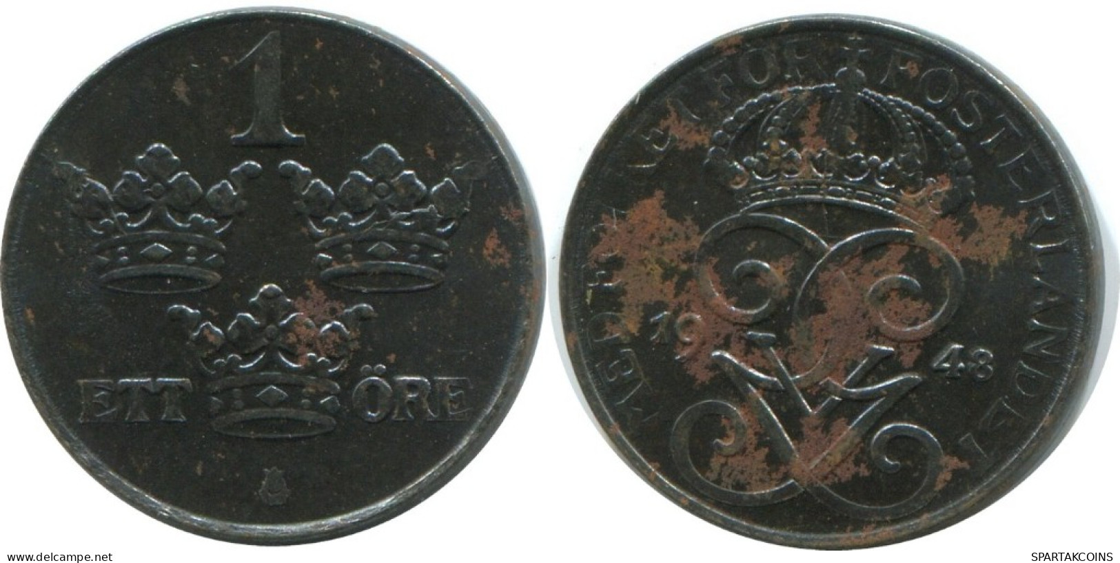 1 ORE 1948 SUECIA SWEDEN Moneda #AD331.2.E.A - Sweden