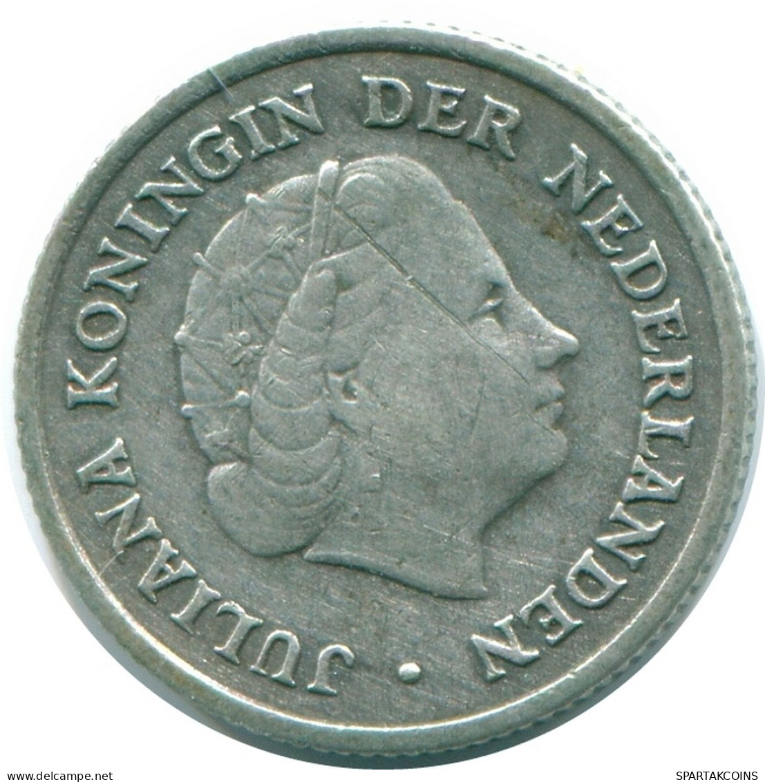 1/10 GULDEN 1956 NIEDERLÄNDISCHE ANTILLEN SILBER Koloniale Münze #NL12073.3.D.A - Niederländische Antillen