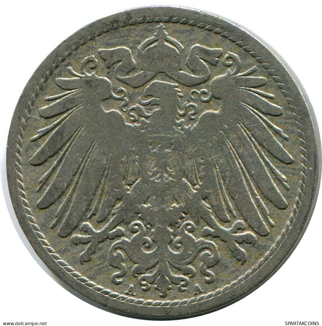 10 PFENNIG 1896 A GERMANY Coin #DB320.U.A - 10 Pfennig