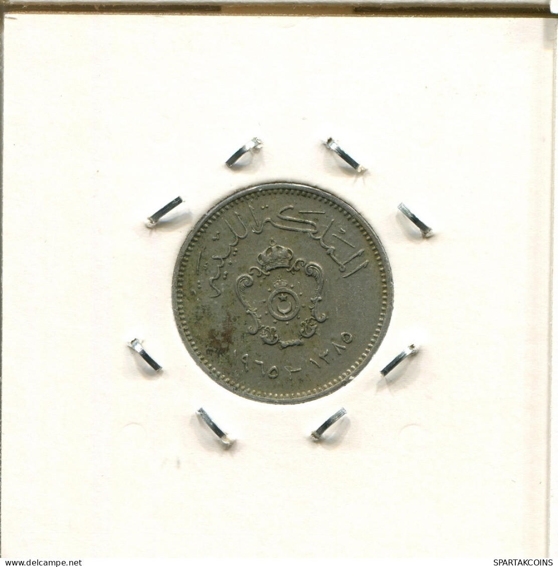 10 MILLIEMES 1965 LIBYEN LIBYA Islamisch Münze #AS208.D.A - Libya