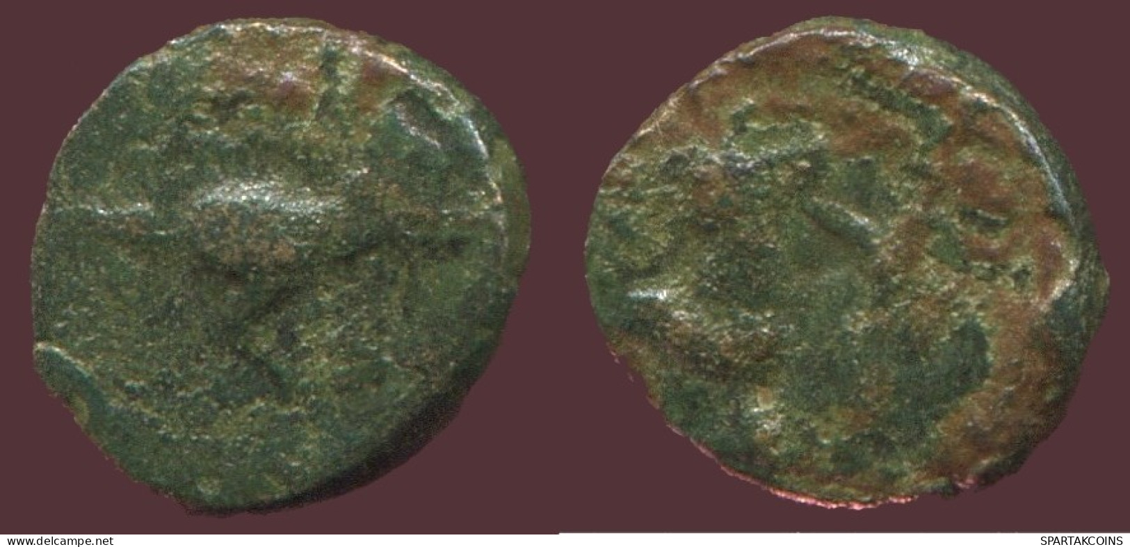 HORSE Antiguo Auténtico Original GRIEGO Moneda 0.5g/8mm #ANT1590.9.E.A - Greek