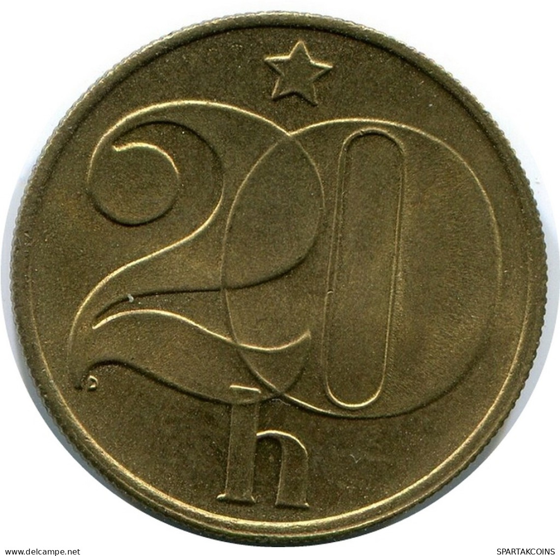 20 HALERU 1990 CZECHOSLOVAKIA Coin #AR223.U.A - Tchécoslovaquie
