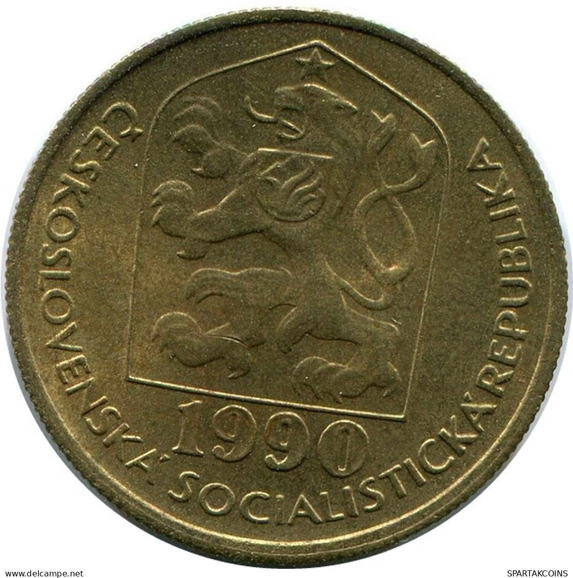 20 HALERU 1990 CZECHOSLOVAKIA Coin #AR223.U.A - Czechoslovakia