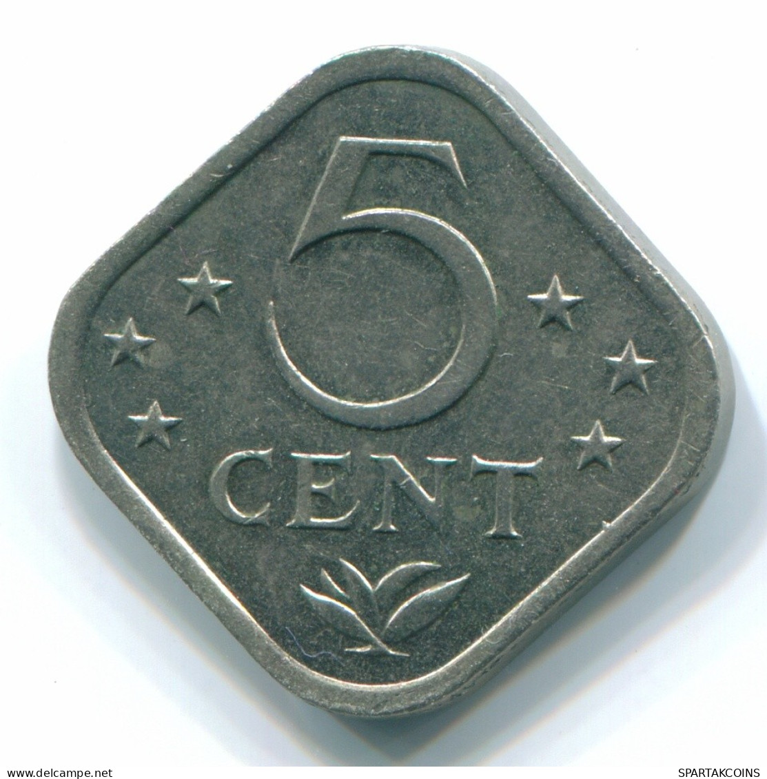 5 CENTS 1978 NIEDERLÄNDISCHE ANTILLEN Nickel Koloniale Münze #S12281.D.A - Niederländische Antillen
