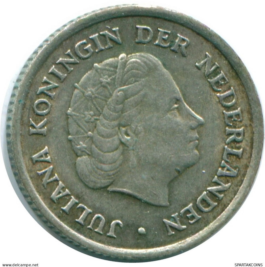 1/10 GULDEN 1966 ANTILLAS NEERLANDESAS PLATA Colonial Moneda #NL12931.3.E.A - Niederländische Antillen