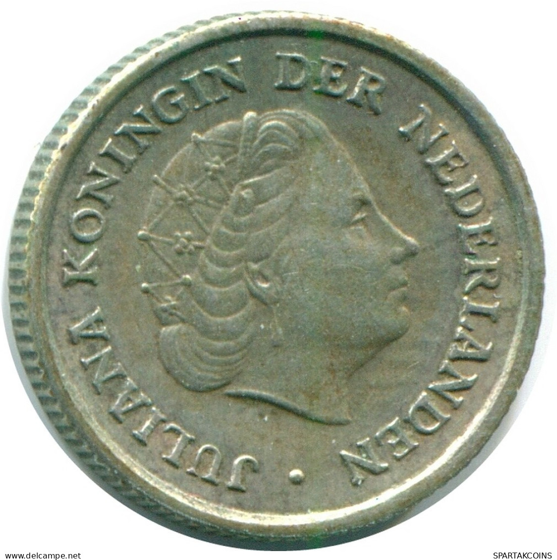1/10 GULDEN 1956 NIEDERLÄNDISCHE ANTILLEN SILBER Koloniale Münze #NL12124.3.D.A - Niederländische Antillen