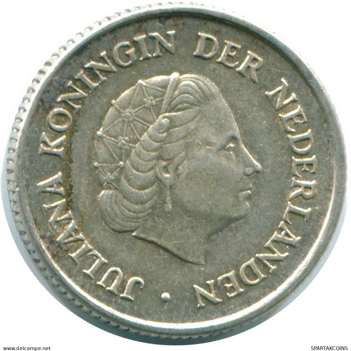 1/4 GULDEN 1963 NIEDERLÄNDISCHE ANTILLEN SILBER Koloniale Münze #NL11243.4.D.A - Antilles Néerlandaises
