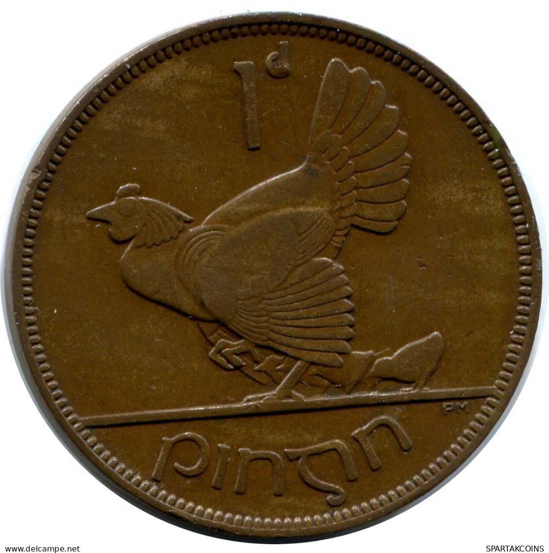 1 PENNY 1943 IRLANDA IRELAND Moneda #AX911.E.A - Irland