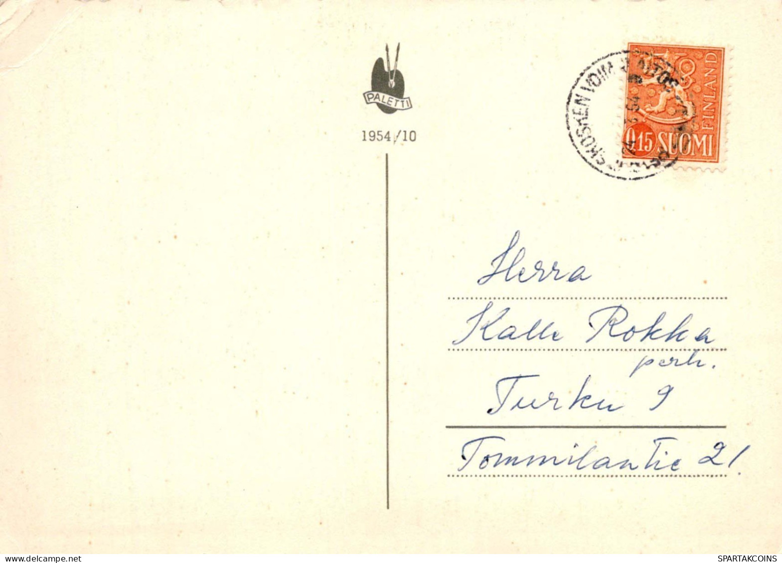 PASQUA POLLO UOVO Vintage Cartolina CPSM #PBP214.A - Ostern